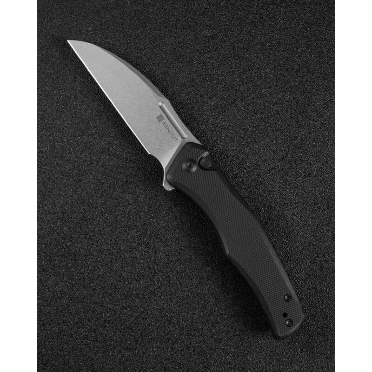Складной нож Sencut Watauga Stonewash сталь D2 S21011-1, рукоять Black G10 12