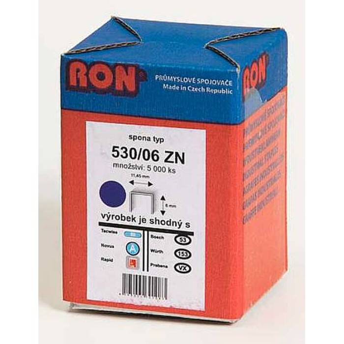 Скоба 53/6 5000 шт 530/06 RON 10101404