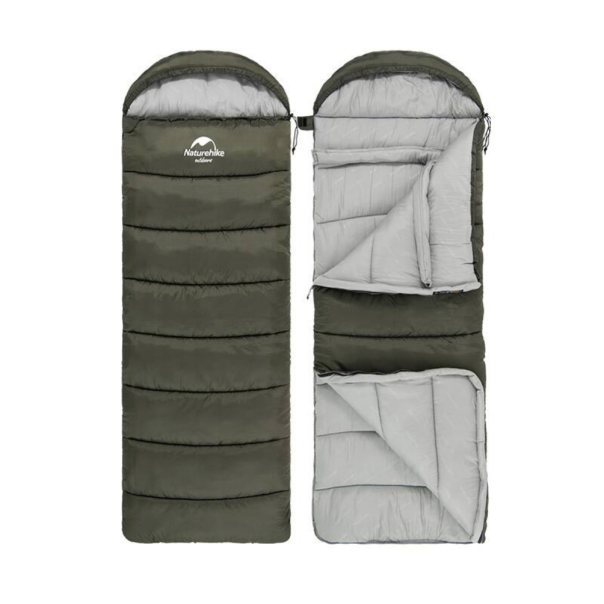 Спальный мешок Naturehike U Series Двойной хлопок осень зима Green U350S 6927595764329 6