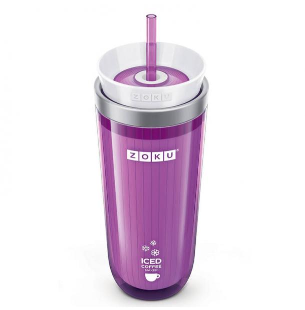 Стакан для охлаждения напитков Zoku Iced Coffee Maker фиолетовый ZK121-PU