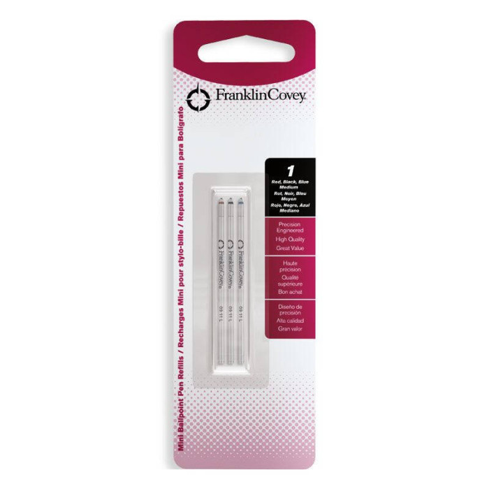 Стержни шариковые (3шт) мини FranklinCovey 8004-236