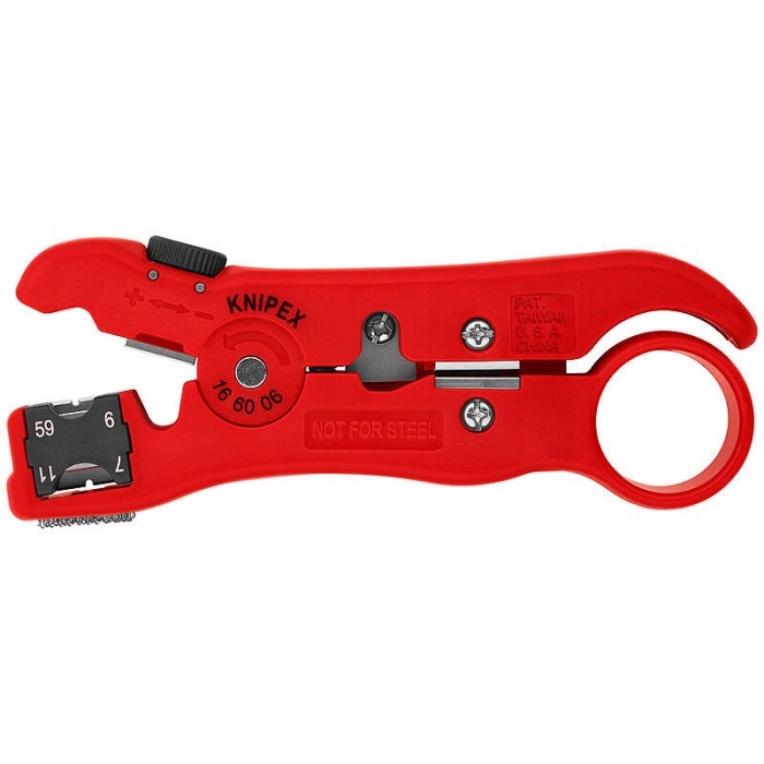 Стриппер для коаксиальных дата-кабелей KNIPEX KN-166006SB