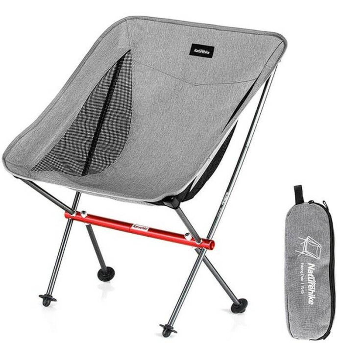 Стул складной Naturehike NH18Y050-Z светло-серый 6927595730683