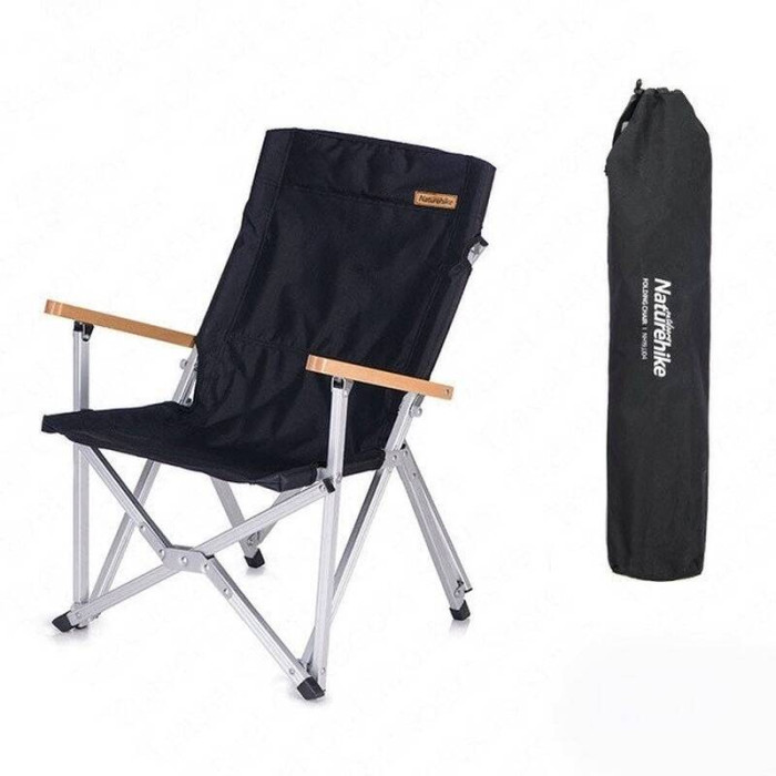 Стул складной Naturehike NH19JJ004 черный 6927595739297