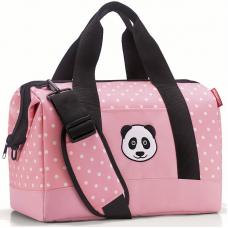 Сумка дорожная детская Reisenthel Allrounder M Panda Dots Pink IX3072, для девочек, для вещей, для путешествий, маленькая