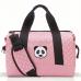 Сумка дорожная детская Reisenthel Allrounder M Panda Dots Pink IX3072, для девочек, для вещей, для путешествий, маленькая