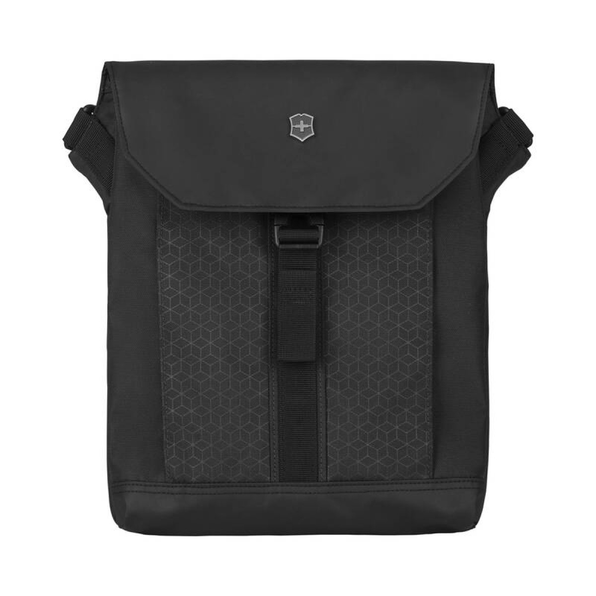 Сумка наплечная VICTORINOX Altmont Original Flapover Digital Bag, чёрная, нейлон, 26x10x30 см, 7 л 1