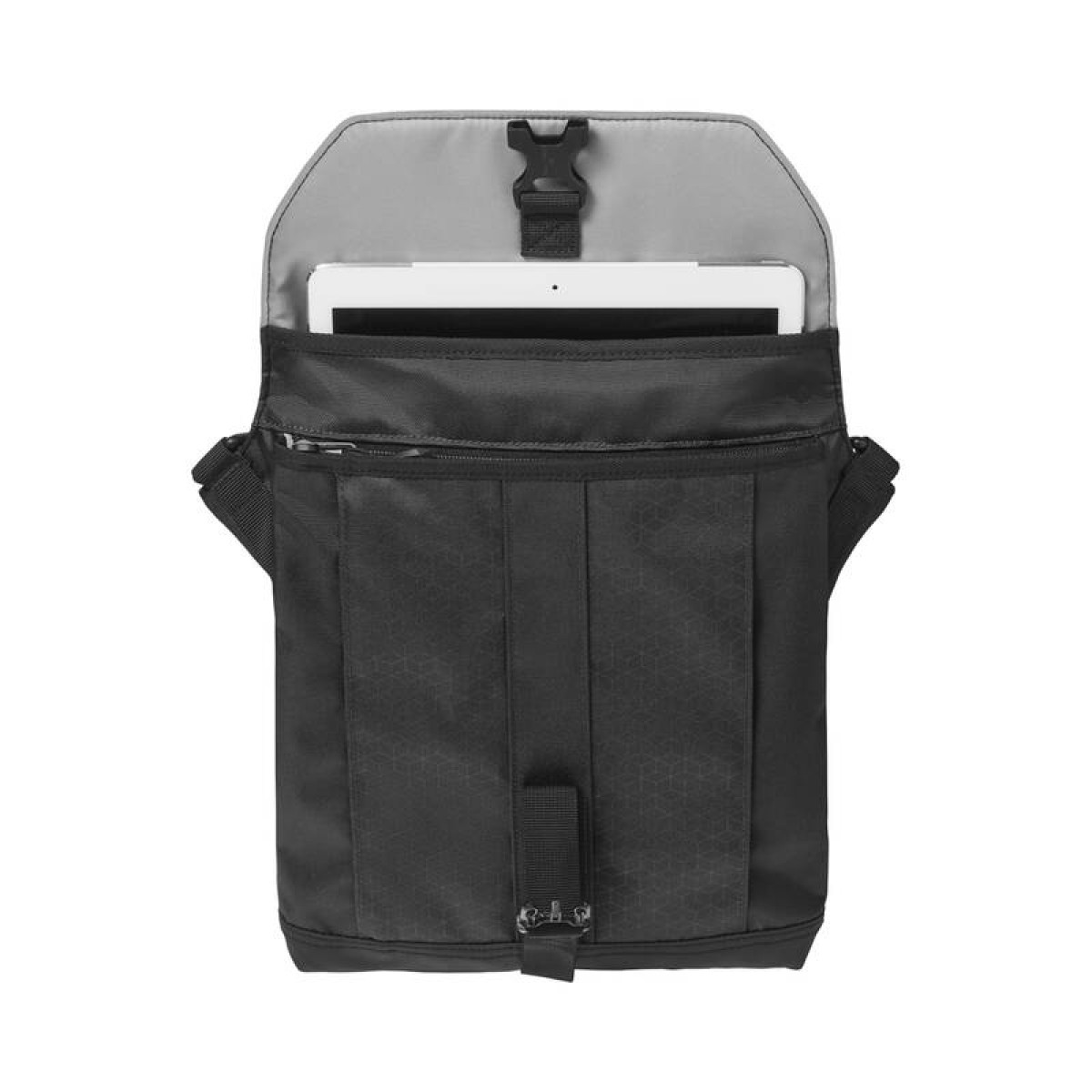 Сумка наплечная VICTORINOX Altmont Original Flapover Digital Bag, чёрная, нейлон, 26x10x30 см, 7 л 4