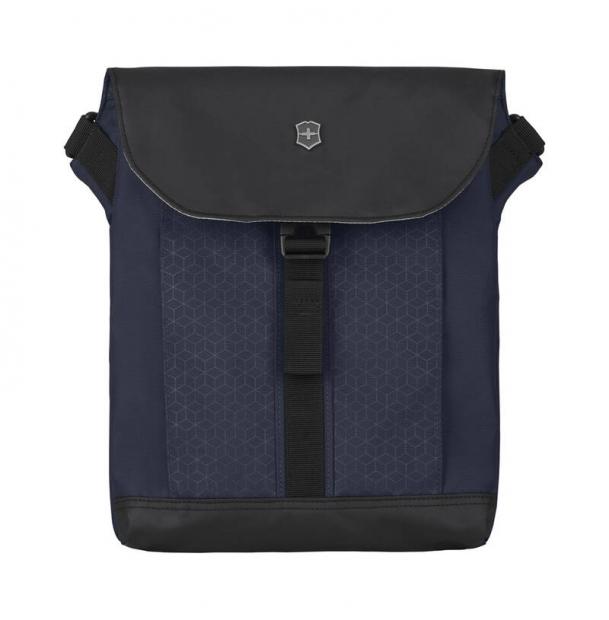 Сумка наплечная VICTORINOX Altmont Original Flapover Digital Bag, синяя, нейлон, 26x10x30 см, 7 л 606752