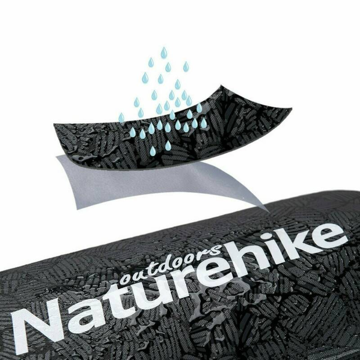 Сумка Naturehike для спортзала черная L 6927595738832 4