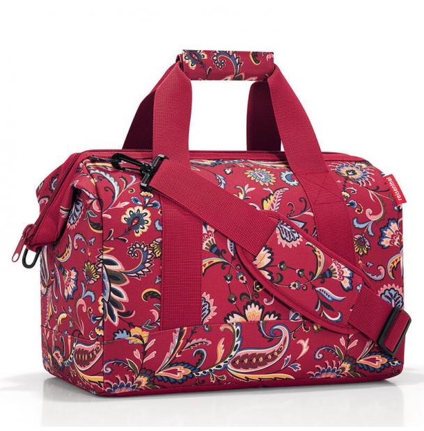 Сумка дорожная женская Reisenthel Allrounder M Paisley Ruby MS3067, мужская, для вещей, для путешествий, большая