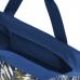 Сумка шоппер женская Reisenthel Shopper M Jungle Space Blue ZS4071, с принтом, большой, тканевый