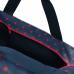 Сумка шоппер женская Reisenthel Shopper M Mixed Dots Red ZS3075, с принтом, большой, тканевый