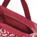 Сумка шоппер женская Reisenthel Shopper M Signature Red ZS3070, с принтом, большой, тканевый