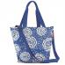 Сумка шоппер женская Reisenthel Shopper XS Batik Strong blue ZR4070, с принтом, маленький, тканевый