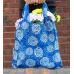 Сумка шоппер Reisenthel Mini Maxi Shopper Batik Strong Blue AT4070, тканевая, складная, женская, авоська