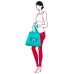 Сумка шоппер Reisenthel Mini Maxi Shopper Ohhh Wow SO0746, тканевая, складная, женская, авоська