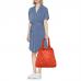 Сумка шоппер Reisenthel Mini Maxi Shopper Dots Red AT0027DR, тканевая, складная, оранжевая, женская, авоська