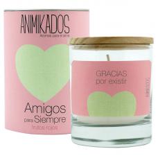 Свеча ароматическая Ambientair Animikados, Friends for life, Красные ягоды, 40 ч. VV007ASAM