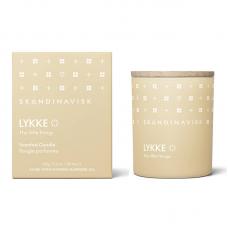 Свеча ароматическая LYKKE с крышкой 65 г новая