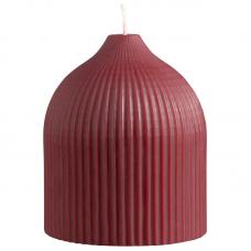 Свеча декоративная Tkano бордового цвета из коллекции Edge TK22-CND0019