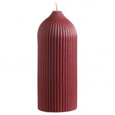 Свеча декоративная Tkano бордового цвета из коллекции Edge TK22-CND0020