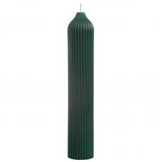 Свеча Tkano декоративная темно-зеленая Edge 25,5 TK22-CND0030