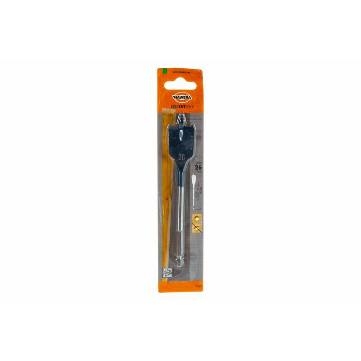 Сверло перьевое Self Cut 26х152 мм HAWERA F00Y228072 2