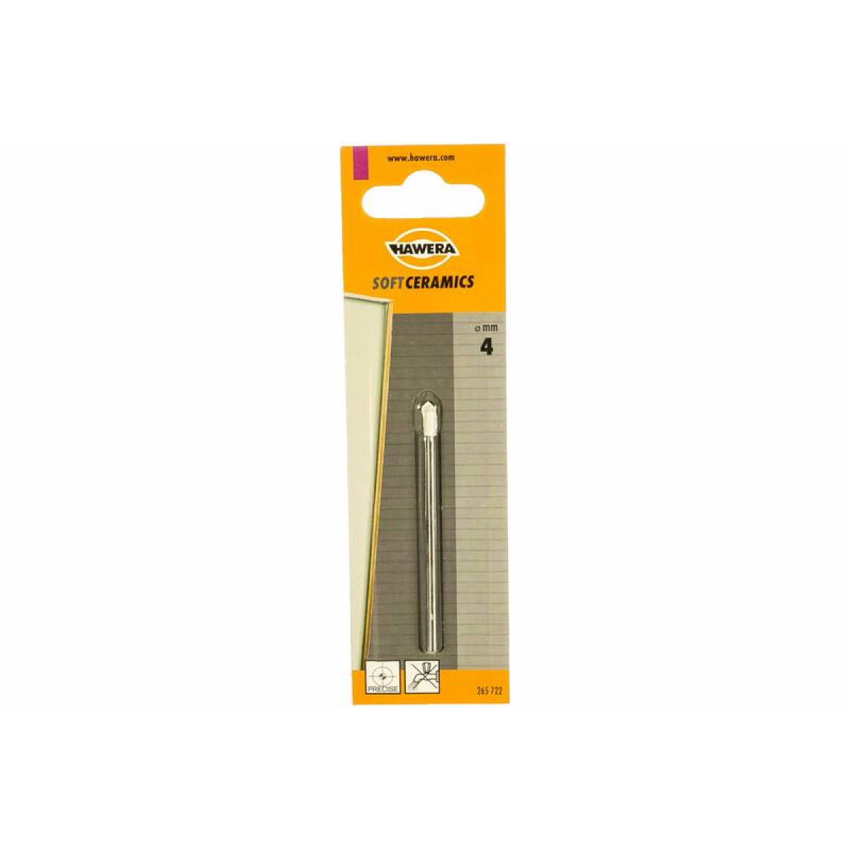 Сверло SoftCeramics 4х70 мм HAWERA F00Y265722 2