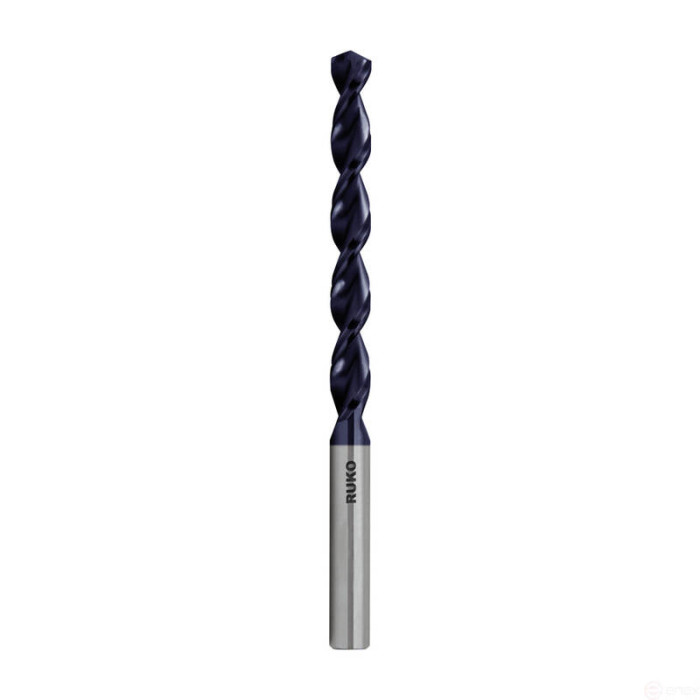 Сверло спиральное Ruko HSS-G TL 3000 TiAlN 258080F