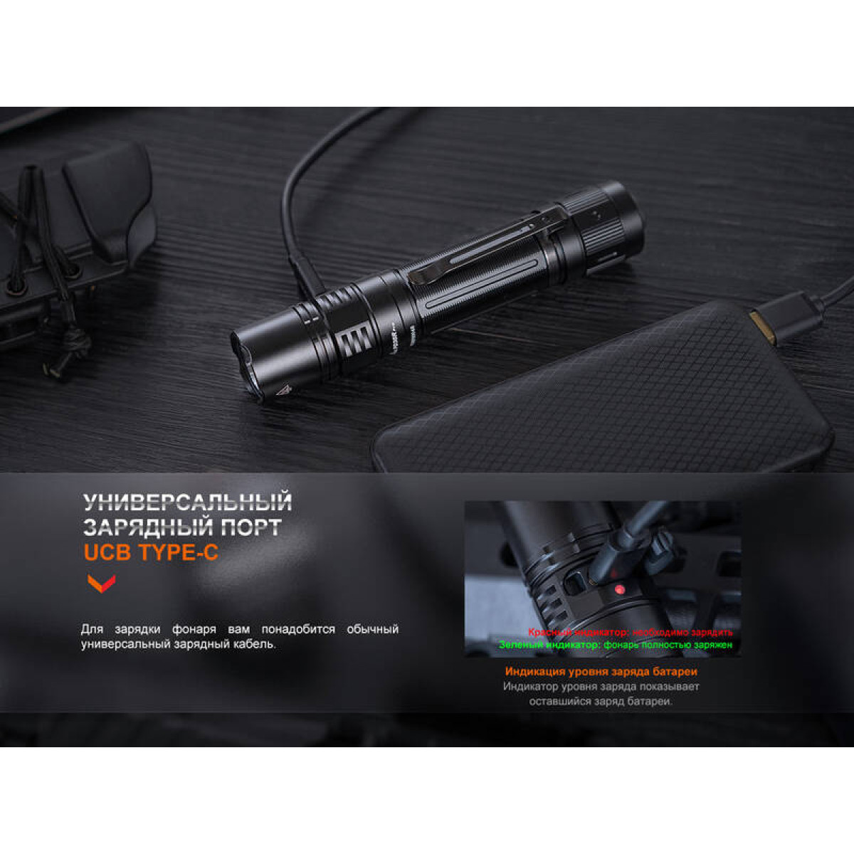 Тактический фонарь Fenix PD36R Pro PD36RPRO 2