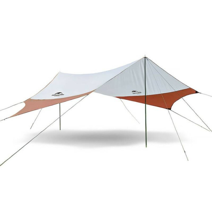 Тент Naturehike Hexagon для кемпинга серый с голубым 6927595777794