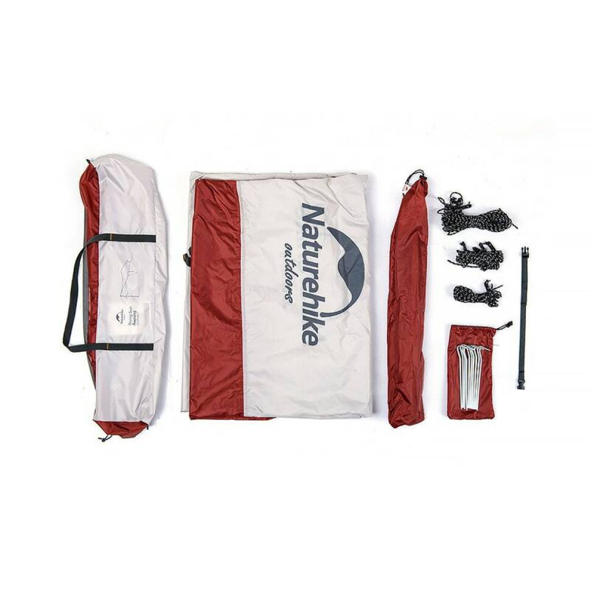 Тент Naturehike Hexagon для кемпинга серый с голубым 6927595777794 3