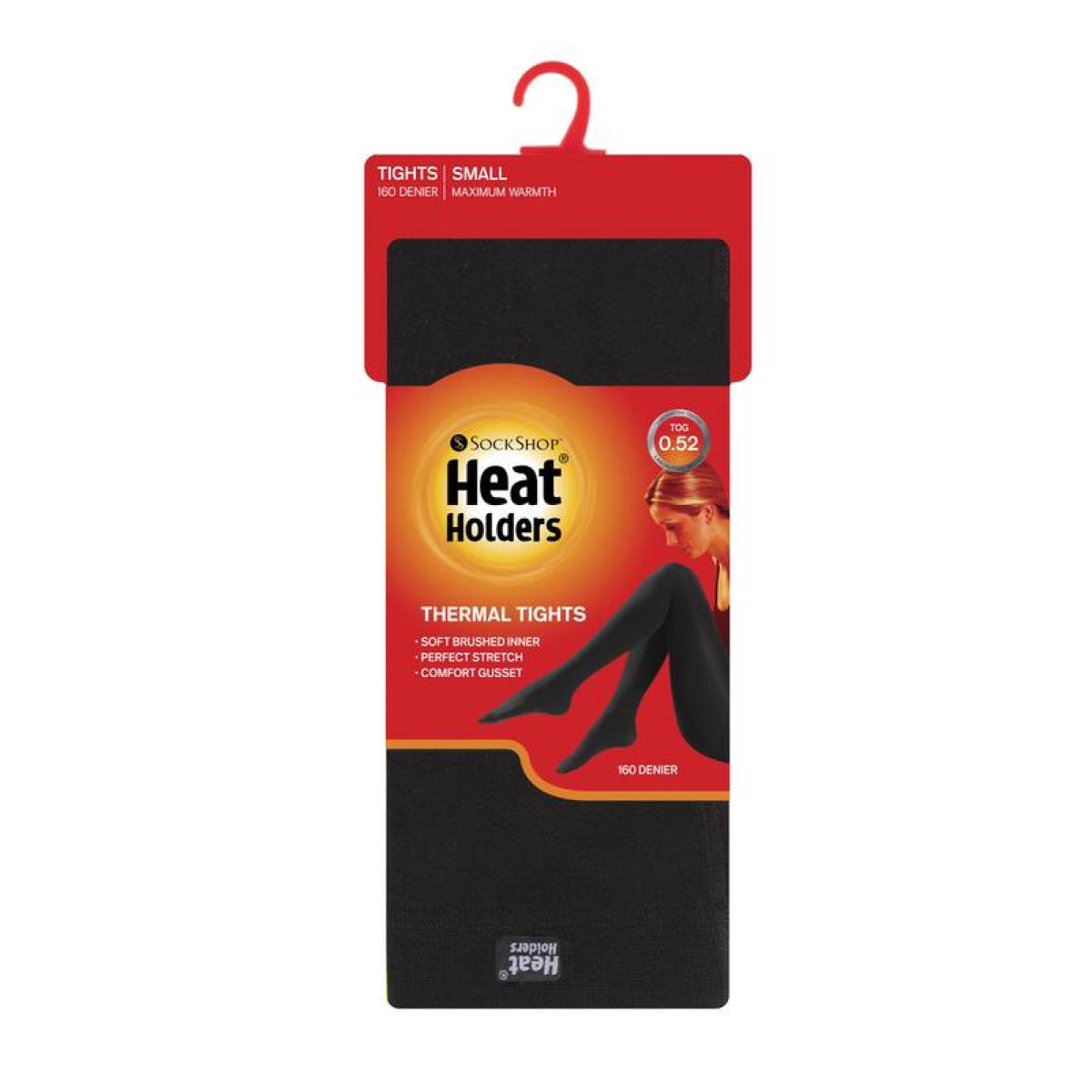 Термоколготки Heat Holders женские чёрные S 2