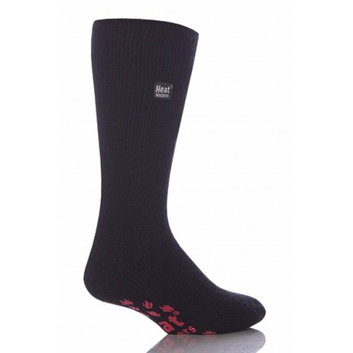 Термоноски мужские Heat Holders SLIPPER ЧЕРНЫЙ С КРАСНОЙ ПОДОШВОЙ