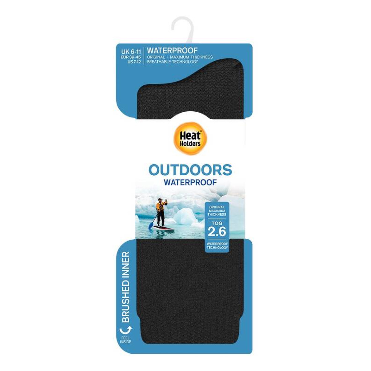 Термоноски мужские Heat Holders WATERPROOF black BSMHH91H1BLK 2