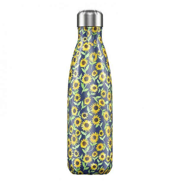 Термос Chilly's Bottles, Floral, Sunflower, 500 мл B500FLSUN