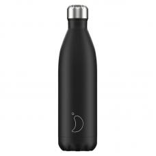 Термос Chilly's Bottles, Monochrome, Black, 750 мл