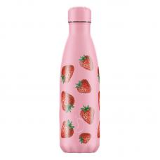 Термос Chilly's Bottles, New Icon, Strawberry, 500 мл