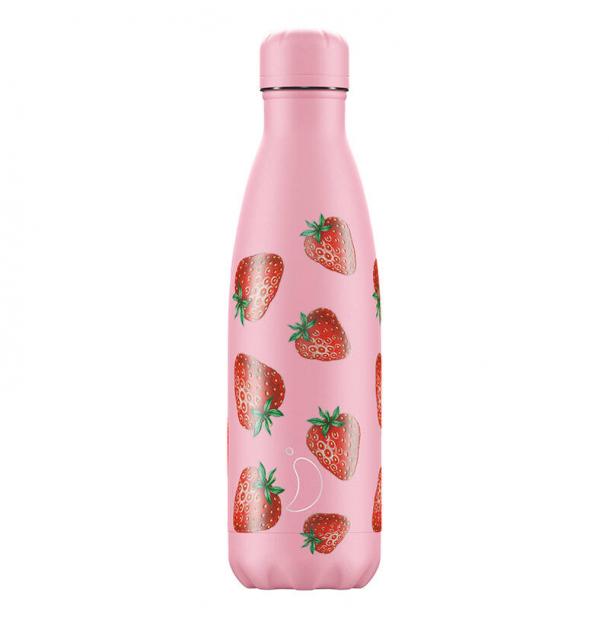 Термос Chilly's Bottles, New Icon, Strawberry, 500 мл B500NISTR
