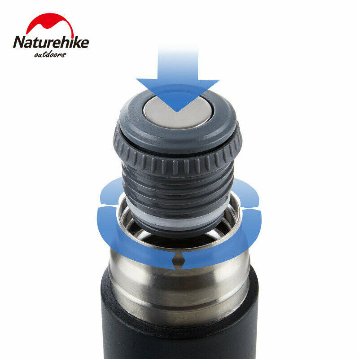 Термос Naturehike NH17S020-B 3в1 600мл черный 6927595724132 4