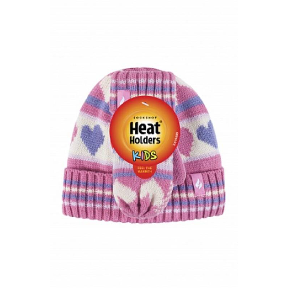 Термошапка детская Heat Holders PIXIE и варежки BSKHG404PNK36 1
