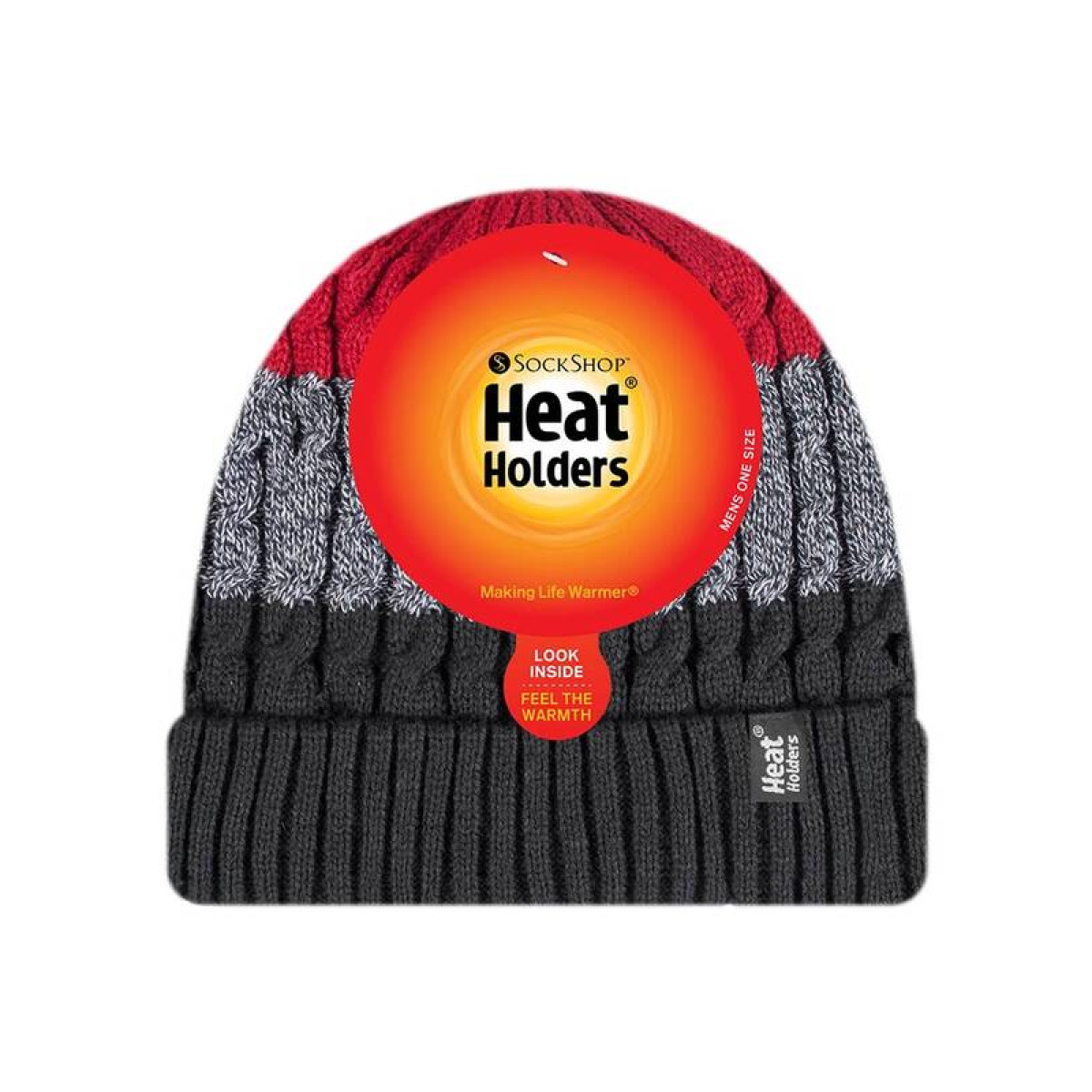 Термошапка мужская Heat Holders MALMO с отворотом BSHH832OSCHA 1