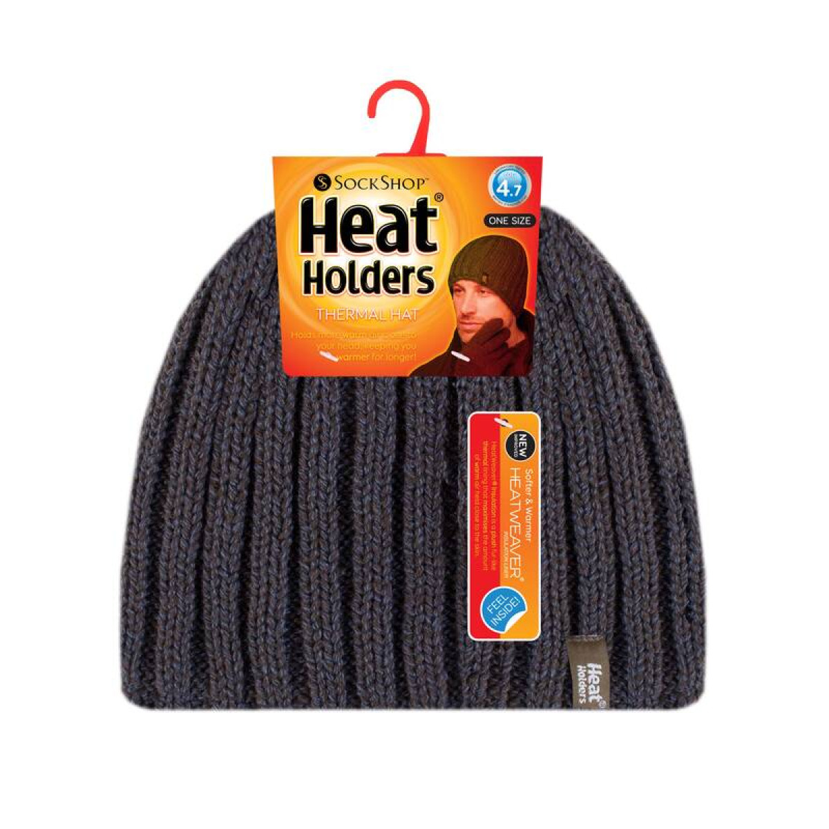 Термошапка мужская Heat Holders RIBBED BSHH607OSKKI 1