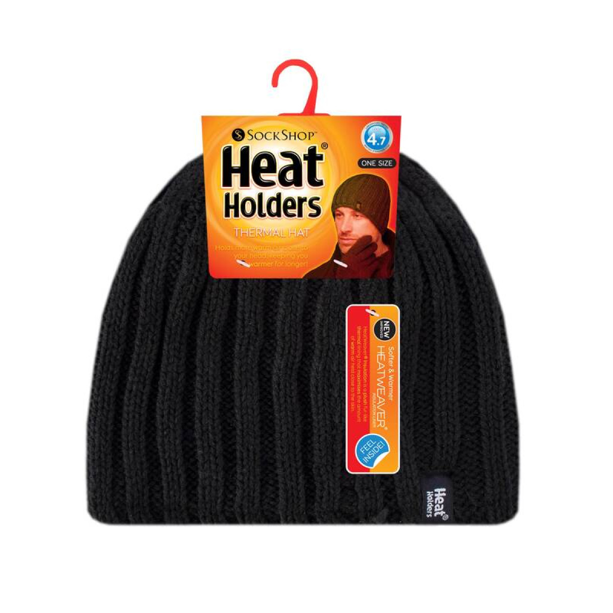Термошапка мужская Heat Holders RIBBED BSHHH91OSBLK16 1