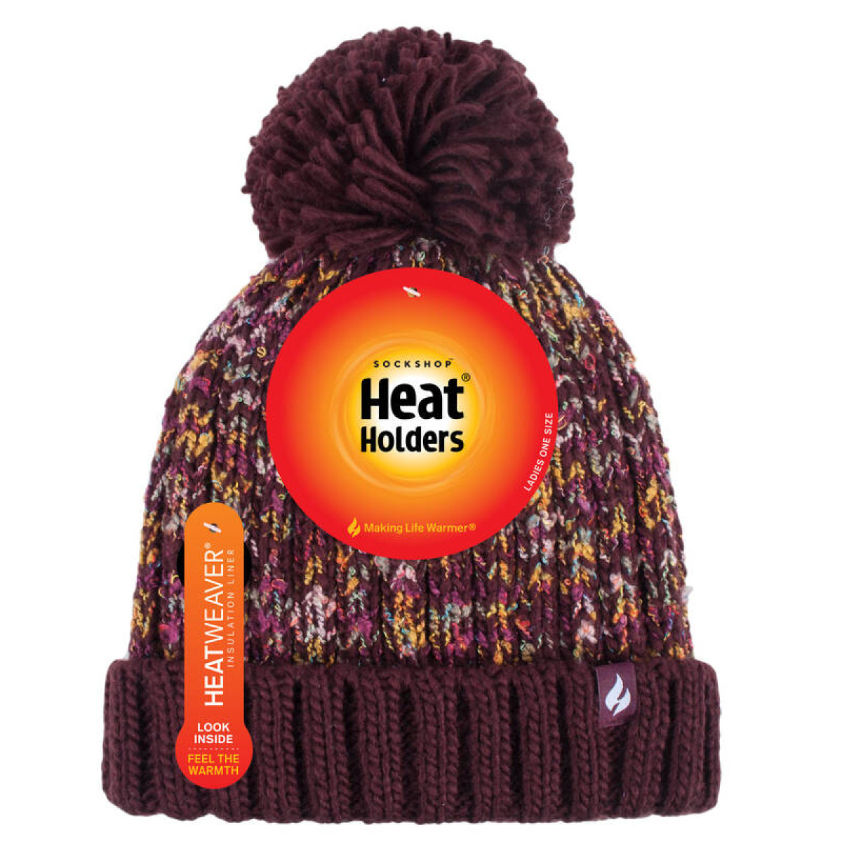 Термошапки женские Heat Holders EIDDA wine BSHH793OSWNE 2