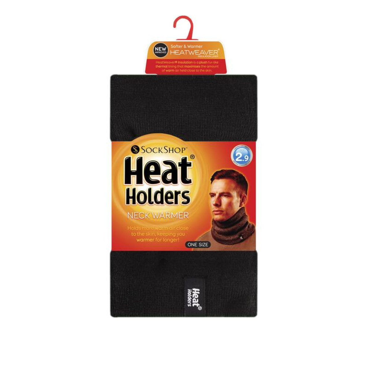 Термошарф Heat Holders мужской чёрный 2