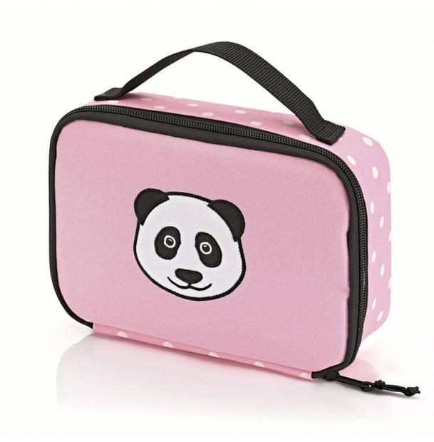 Термосумка детская для ланч бокса Reisenthel Thermocase Panda Dots Pink OY3072, для еды, холодильник, для бутылочек 