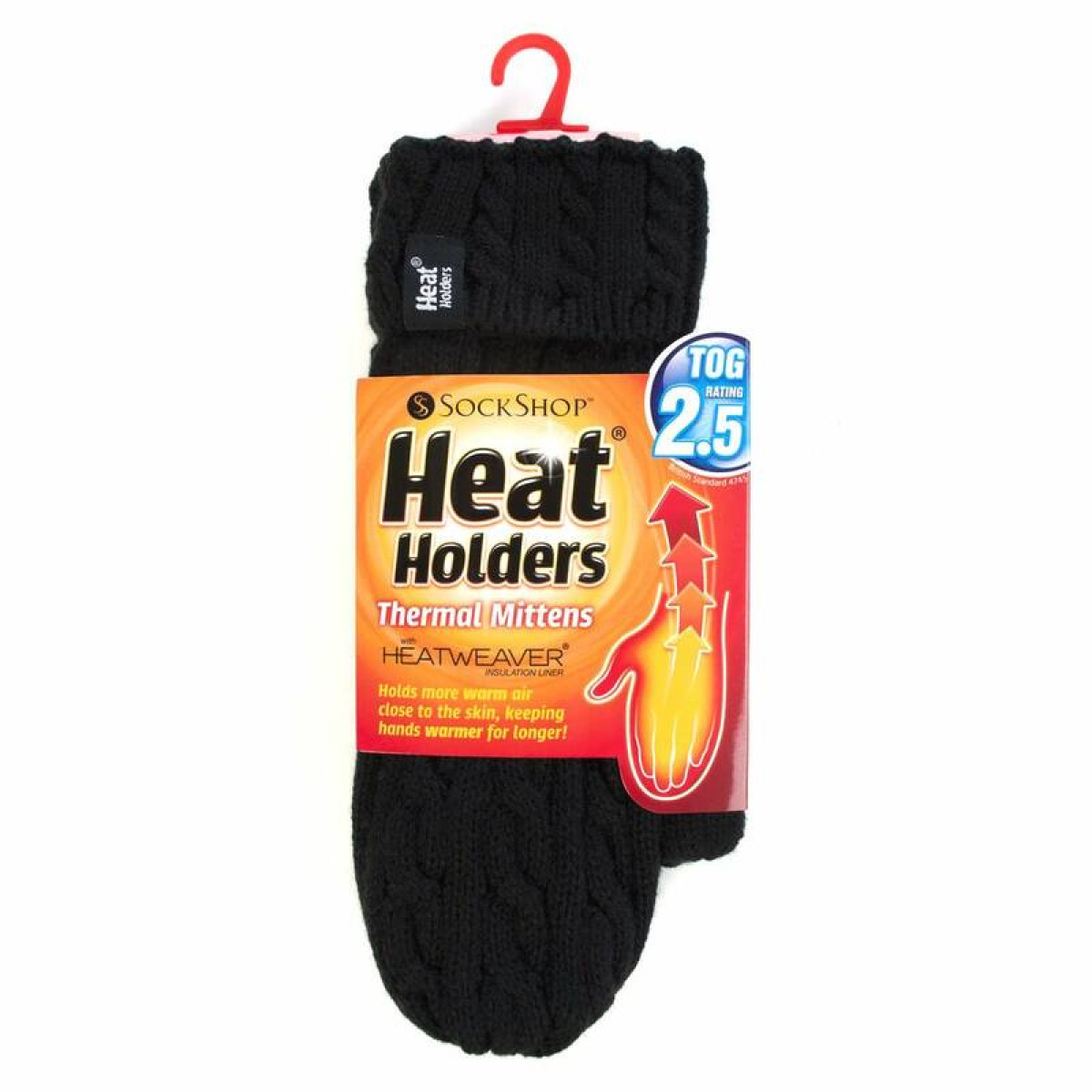 Термоварежки Heat Holders женские L/XL CABLE black BSGHH98LXBLK 2