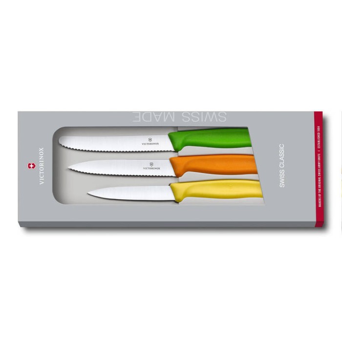 Набор Victorinox кухонный, 3 предмета, цветной (подарочная упаковка)